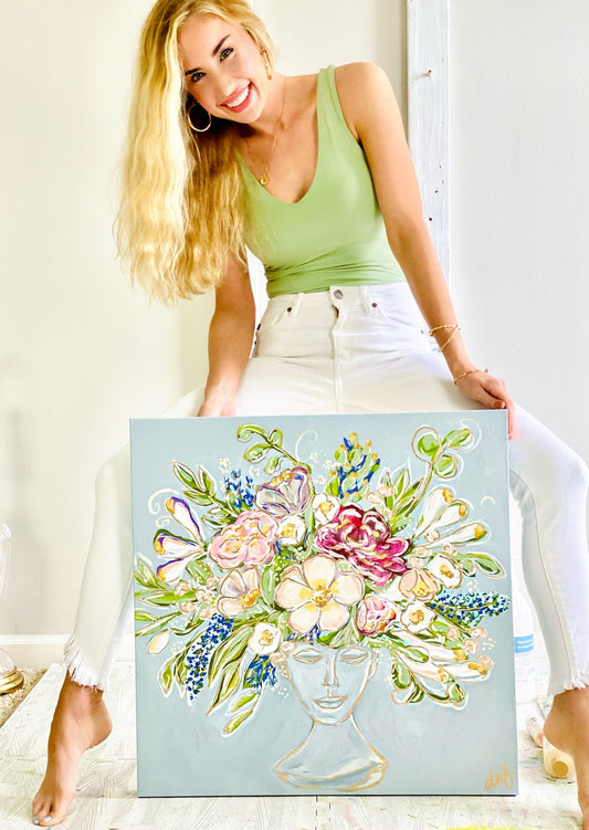 "Flowerhead" Canvas Print