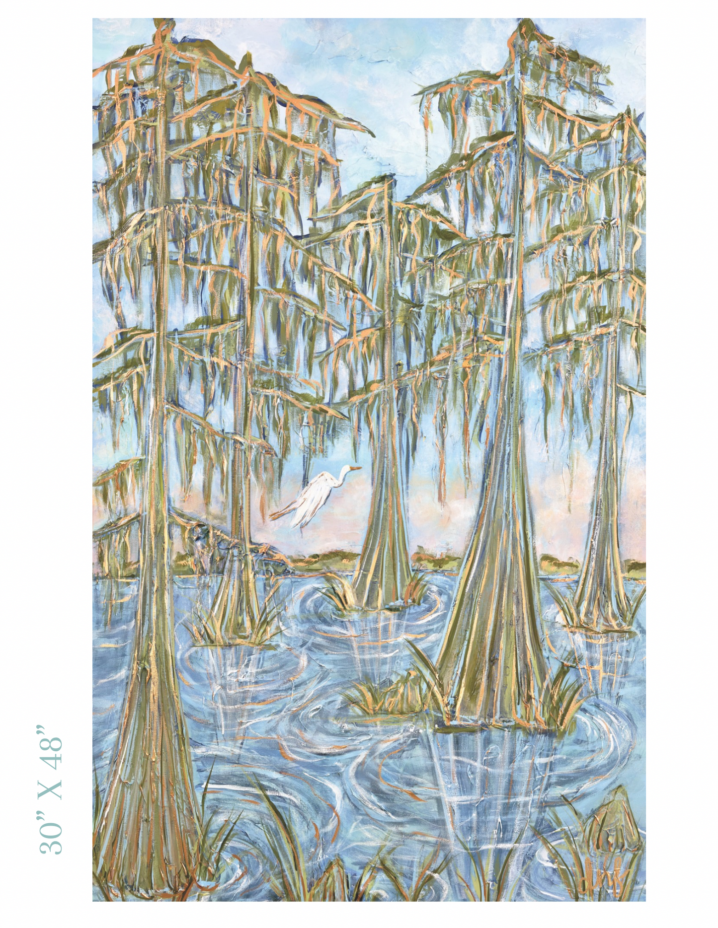 "A Southern Reverie" Canvas Print