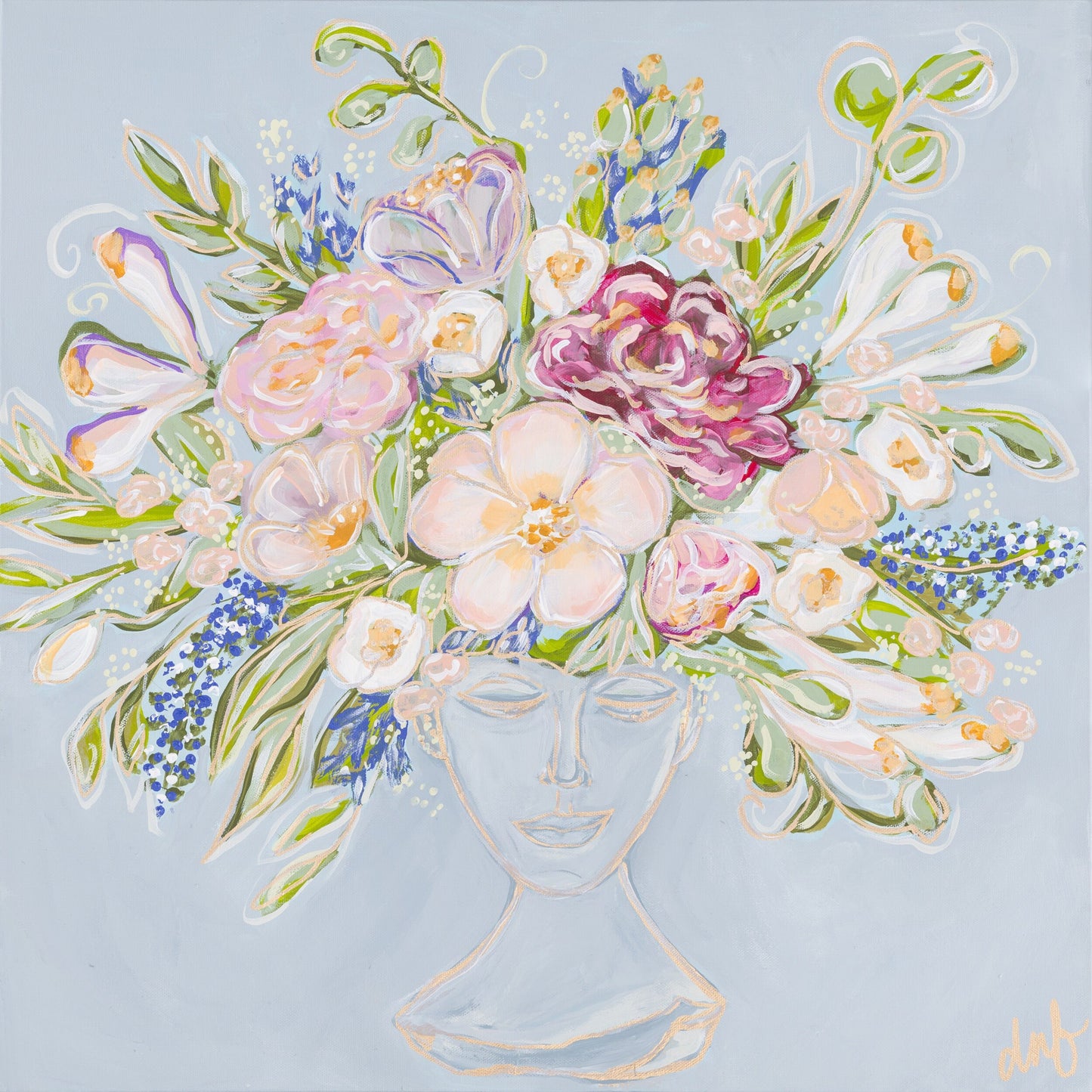 Flowerhead Canvas Print