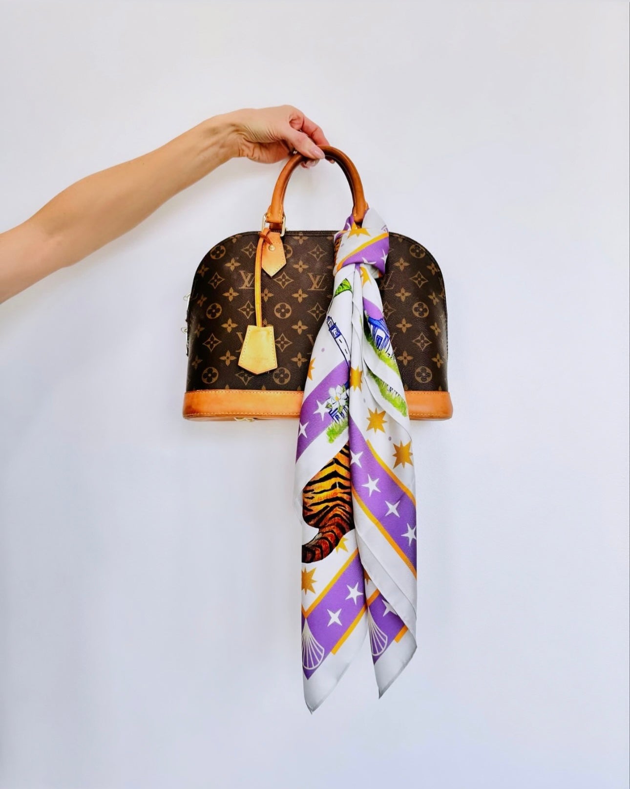 Tigers Silk Scarf
