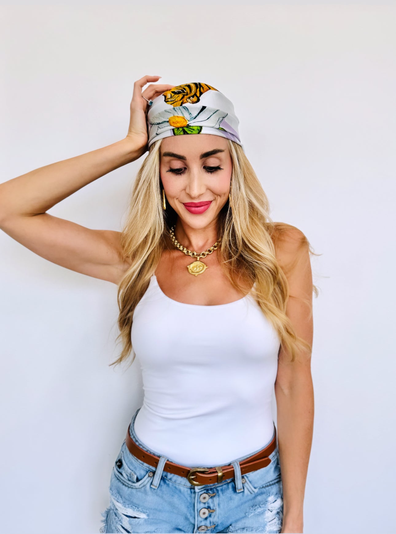 Tigers Silk Scarf