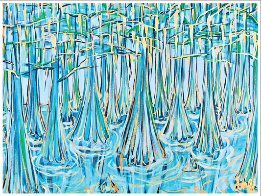 "Blue Bayou" II Frame TV Art