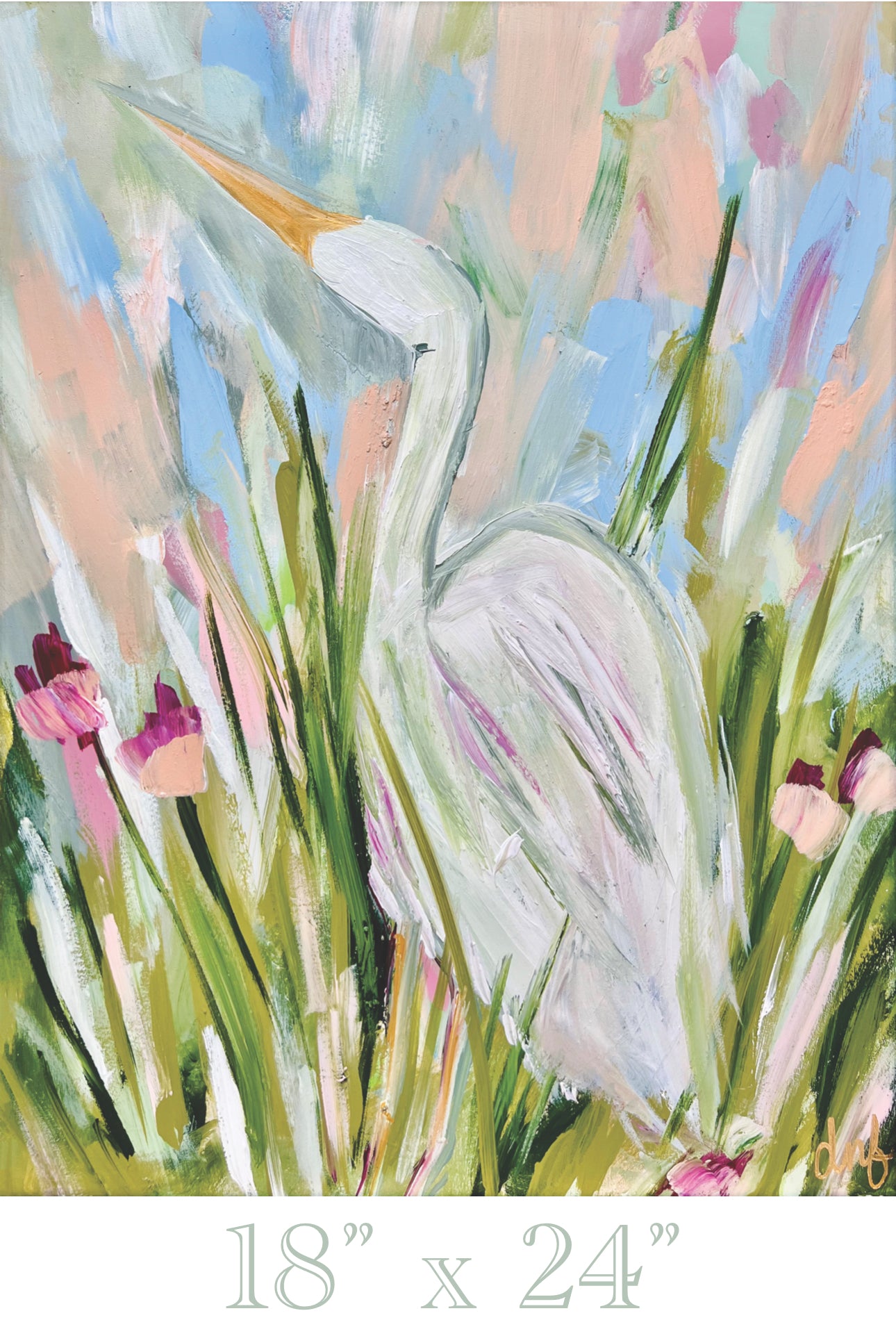 "Birds of Paradise" II Canvas Print