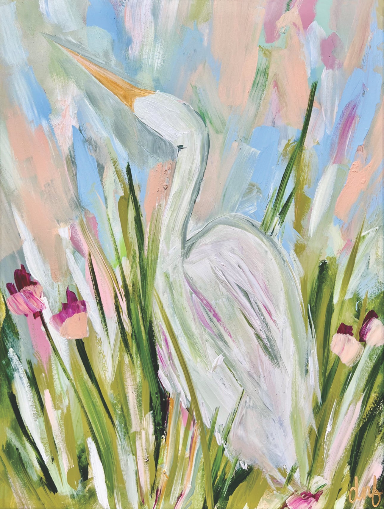 "Birds of Paradise" II Canvas Print