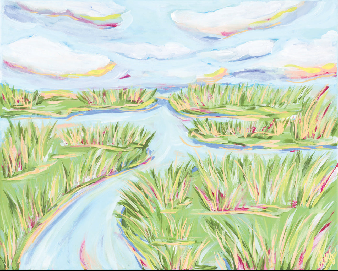 "Summer Marsh" Canvas Print