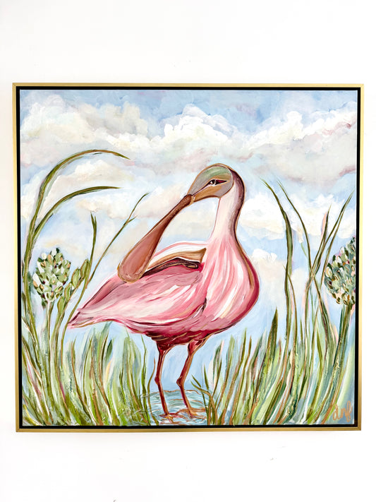 "Roseate In The Reeds"