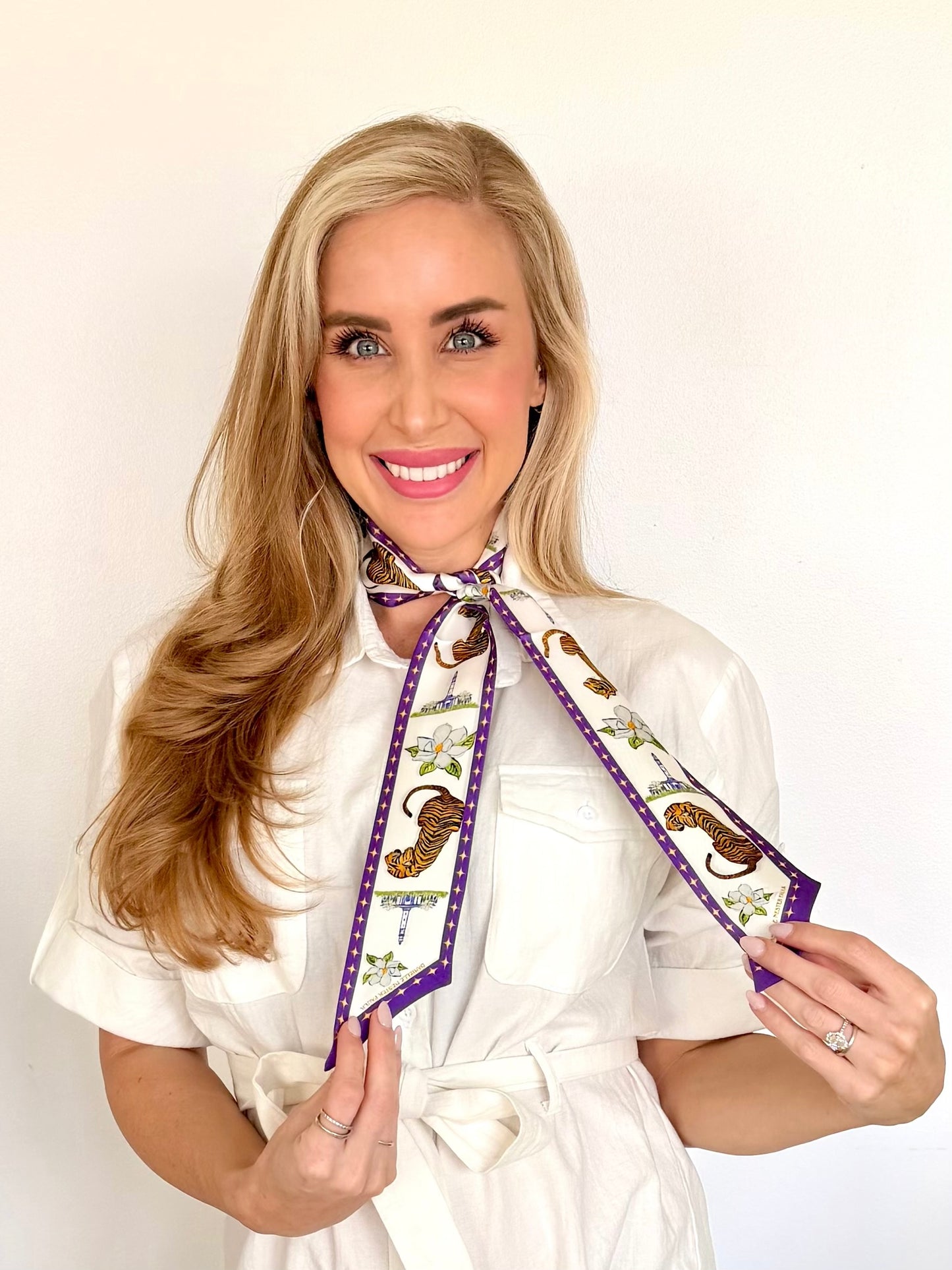 GEAUX Tigers Twilly Scarf