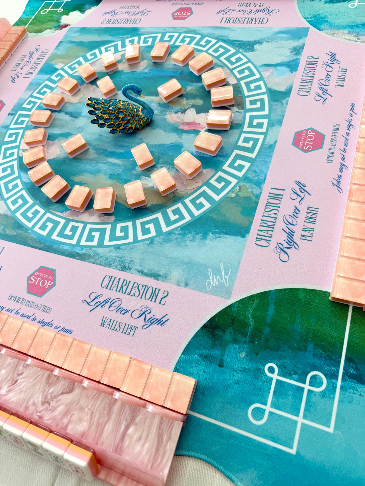 "Be Still, and Know" Mahjong Mat