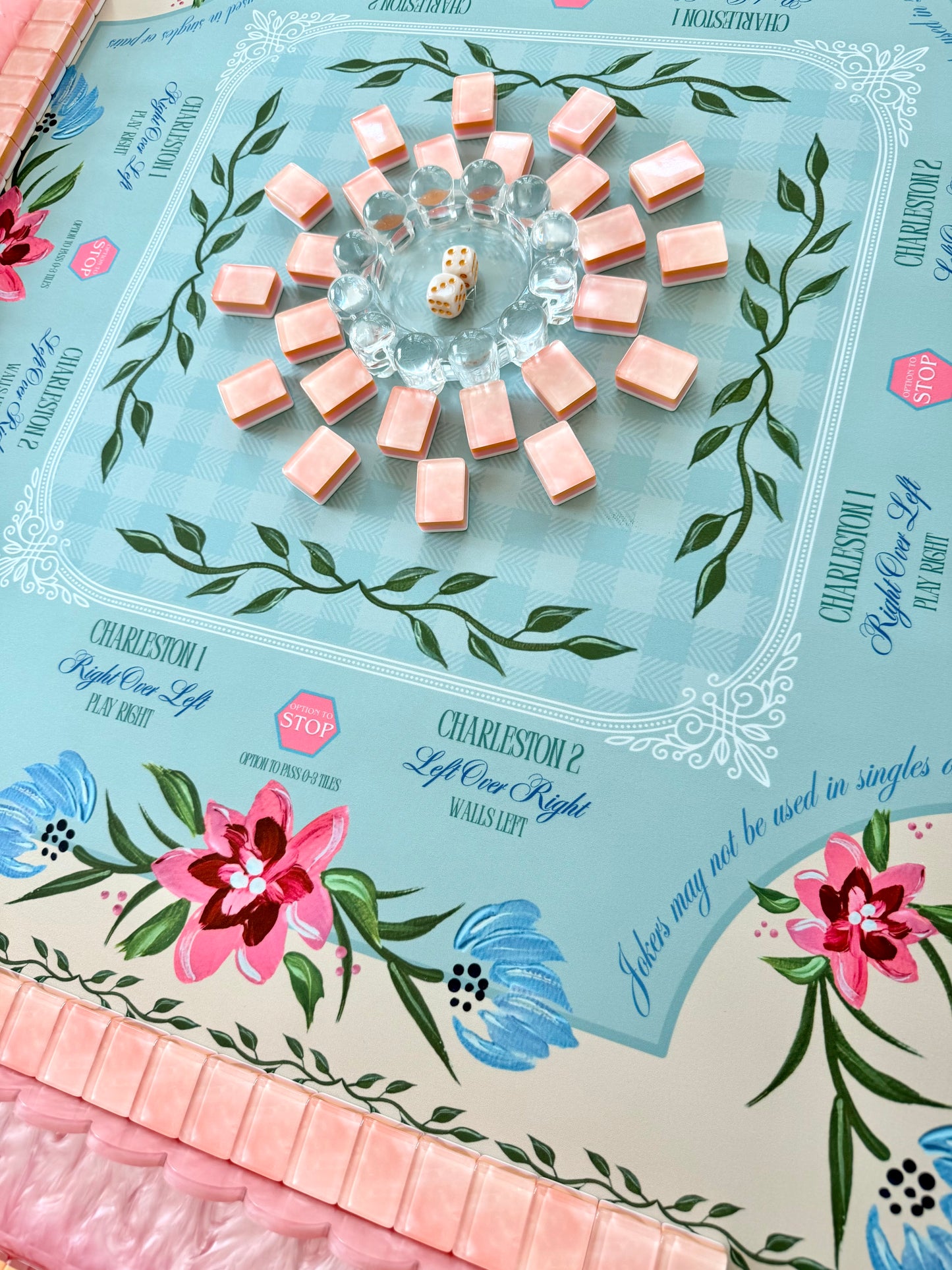 "Lady Daphne" Mahjong Mat
