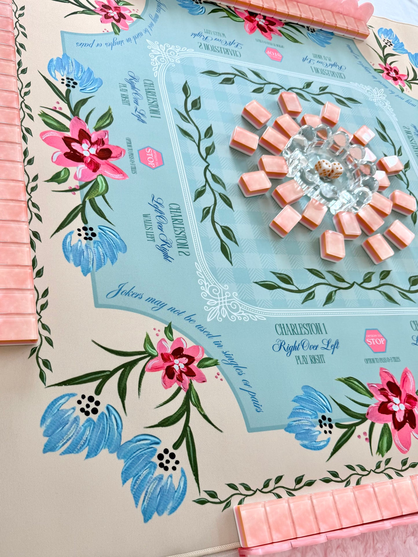 "Lady Daphne" Mahjong Mat