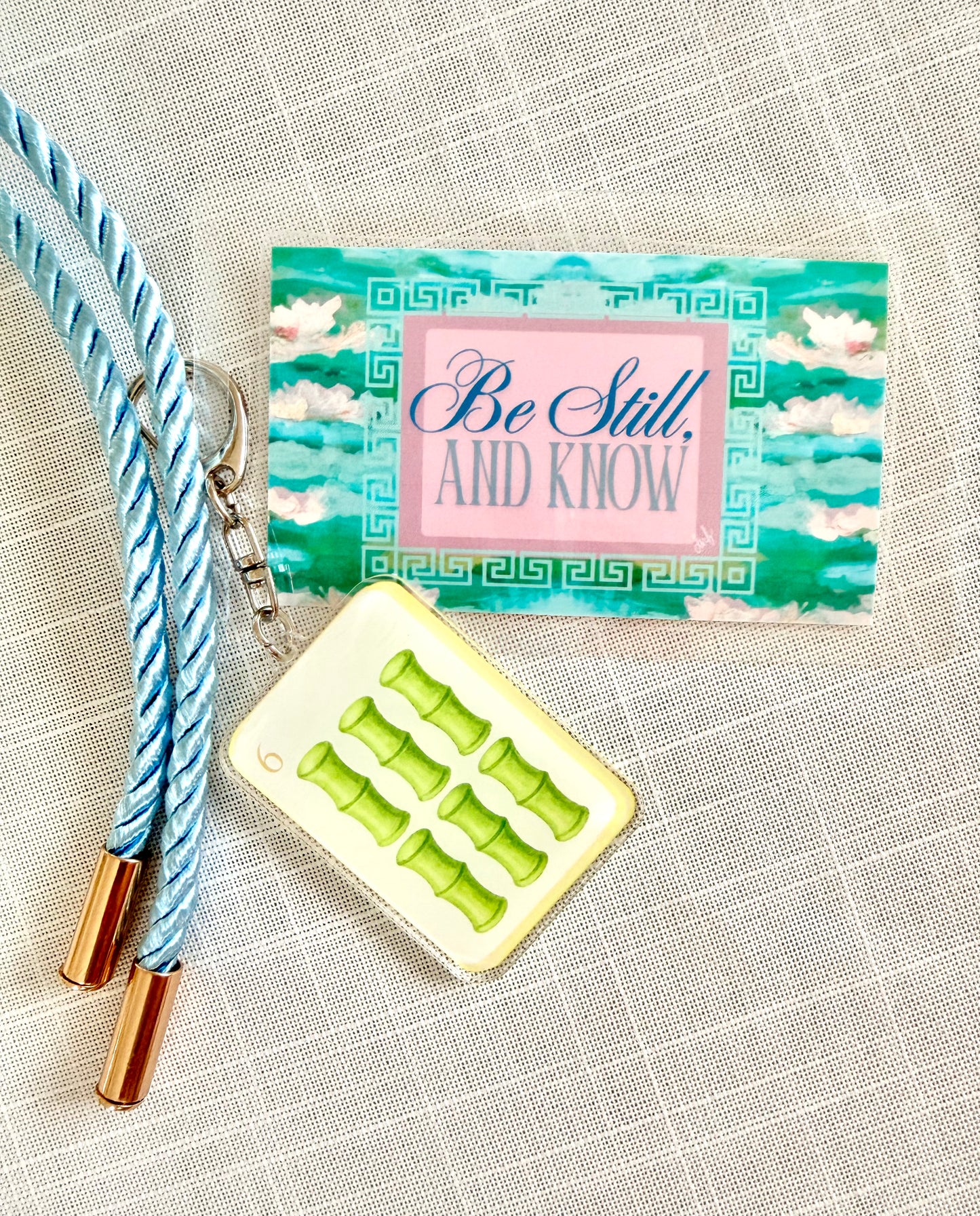 "Be Still, and Know" Mahjong Mat