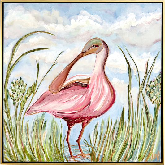 "Roseate In The Reeds"