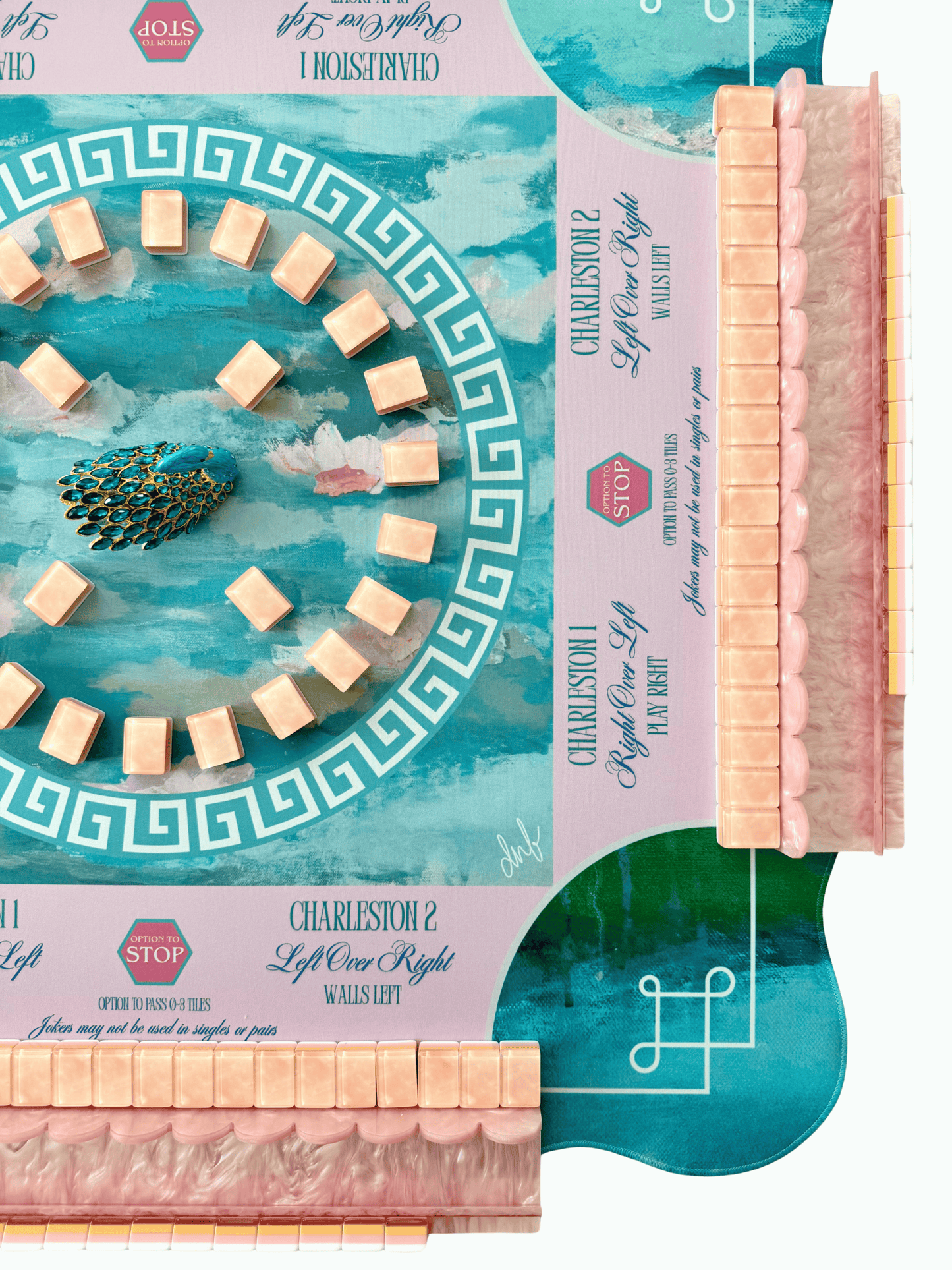 "Be Still, and Know" Mahjong Mat