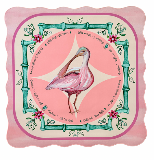 "Bam Birdie" Mahjong Mat