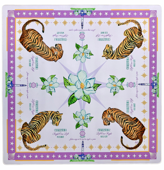 "Geaux Tigers" Mahjong Mat
